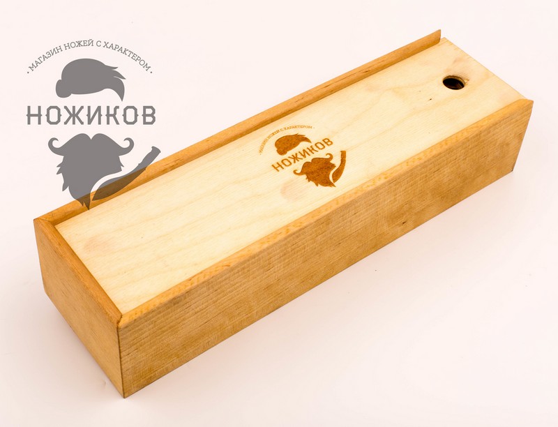 Финка НКВД K340 в подарочной коробке из березы