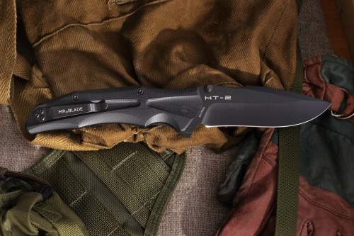 Тактический складной нож HT-2 BLACKWASH
