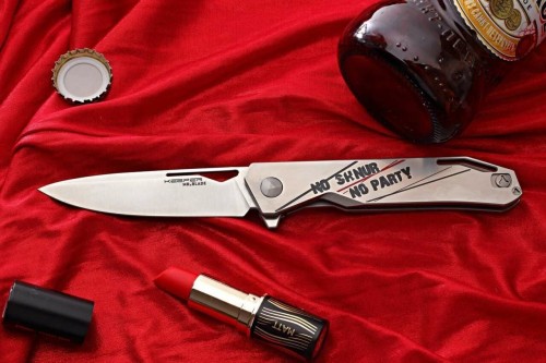 Нож складной KEEPER NO SHNUR NO PARTY, metallic
