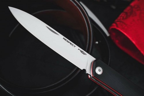 Складной нож N.C.Custom Respect G10 Black-Red Satin