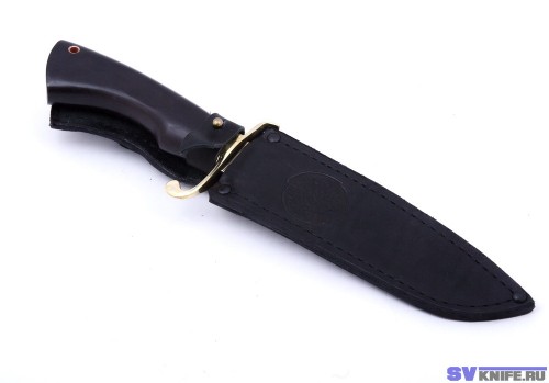 нож разведчика «НР-43» сталь кованая 95х18 - рукоять черный граб