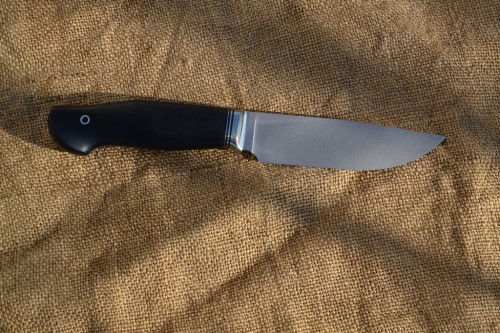 Нож Легионер - сталь CPR (LO-K2695), мельхиоровое литьё, G10, микарта.